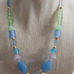 Necklace mixed materials